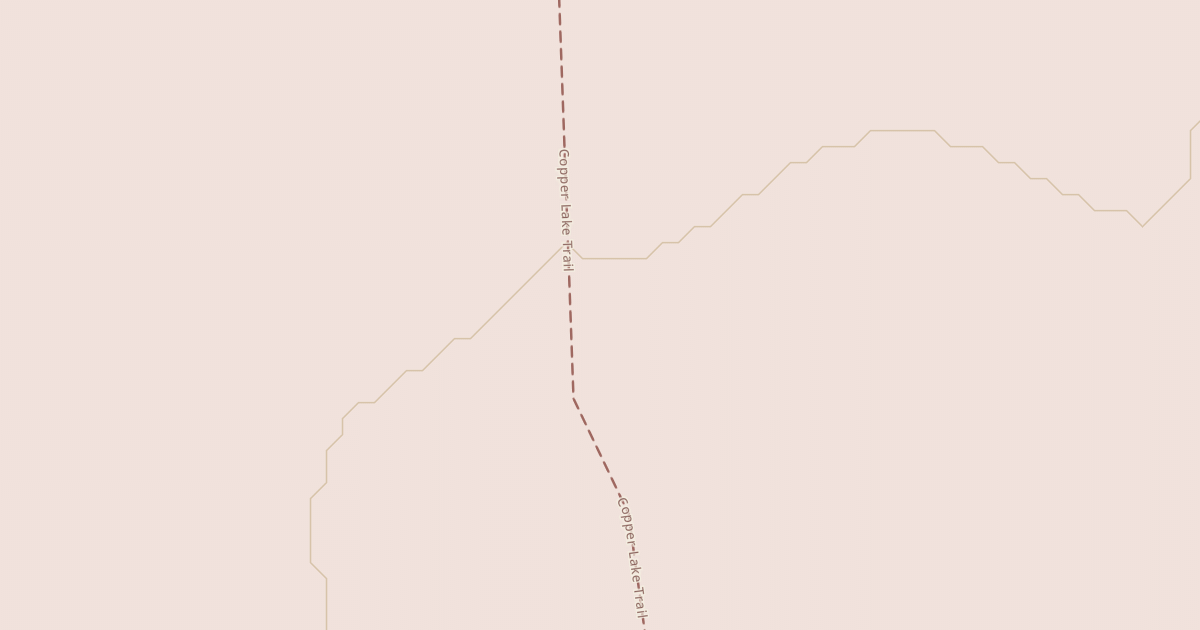 Map preview of Copper Lake Trail