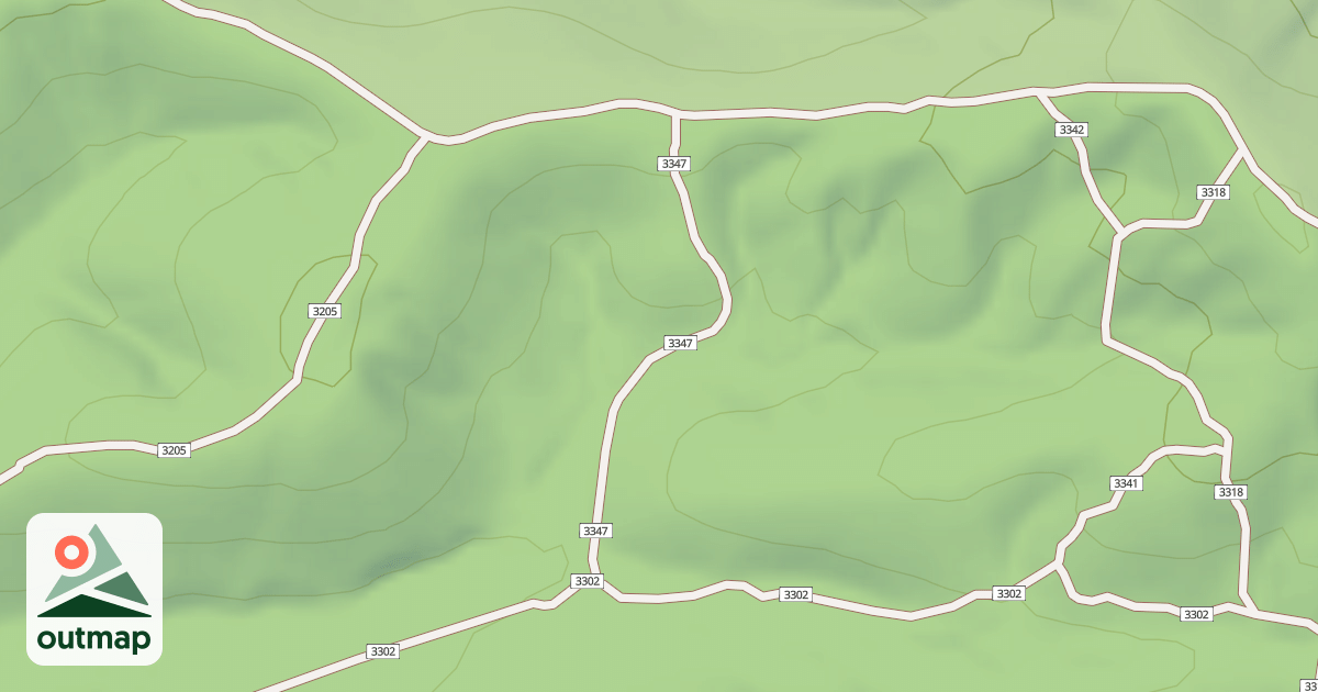 Map of USFS Motor Vehicle Use Map Trails 19809