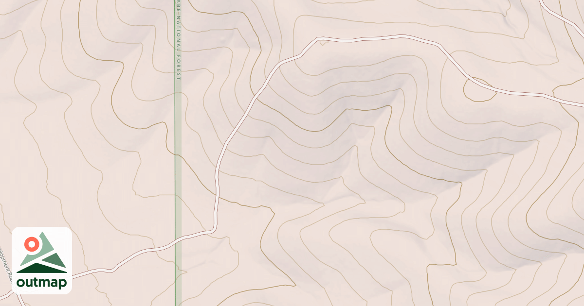 Map of BELMONT SPUR