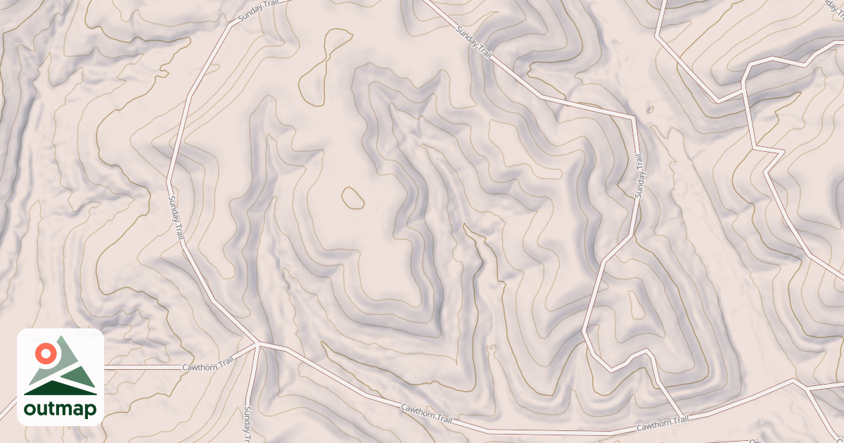 Map of Sunday Trail