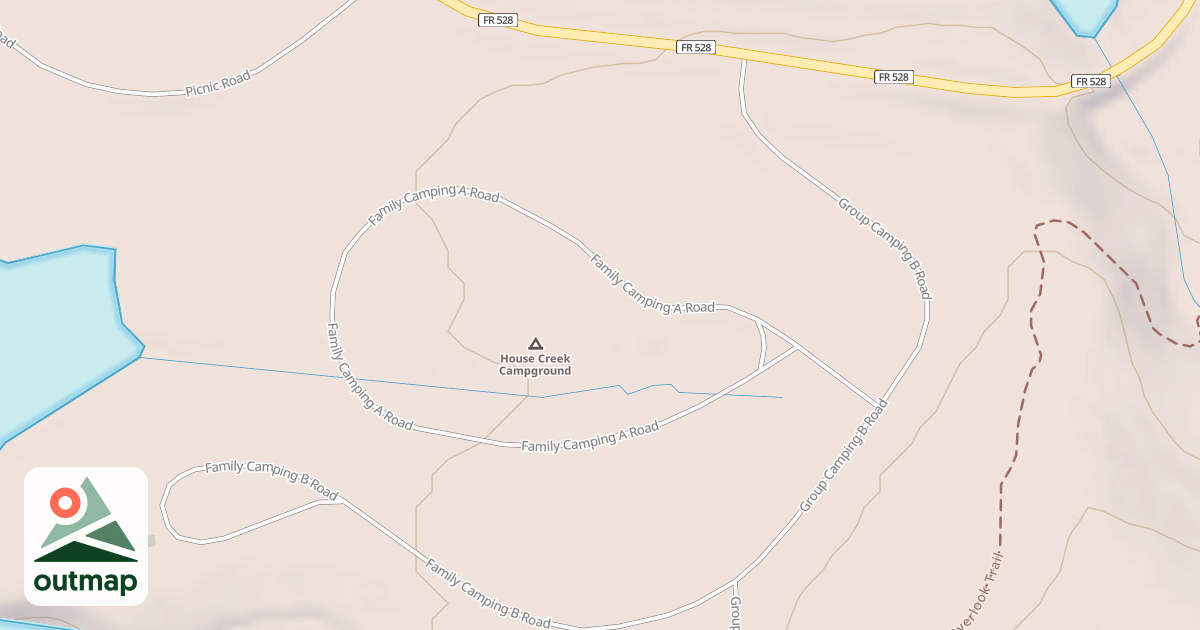 Map of FAMILY CAMPING A