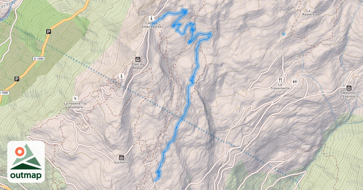 Map of DH Blue Rocks