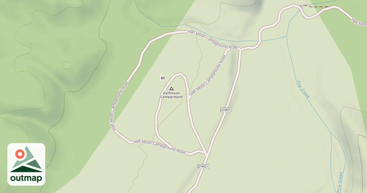 Map of HALF MOON C.G.
