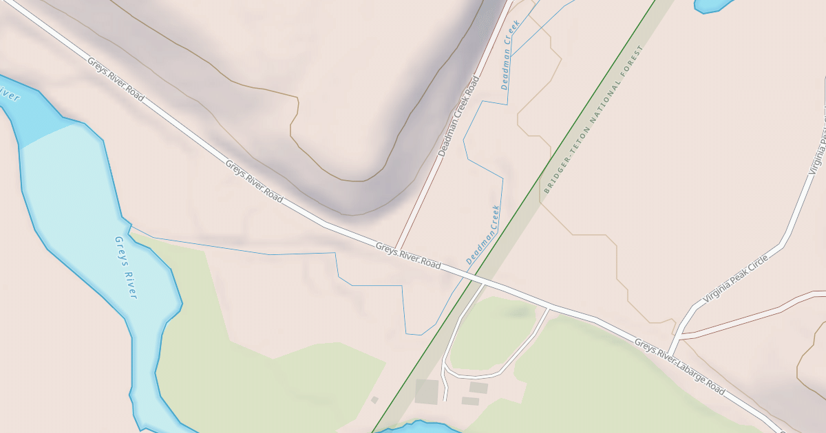 Map preview of DEADMAN CREEK