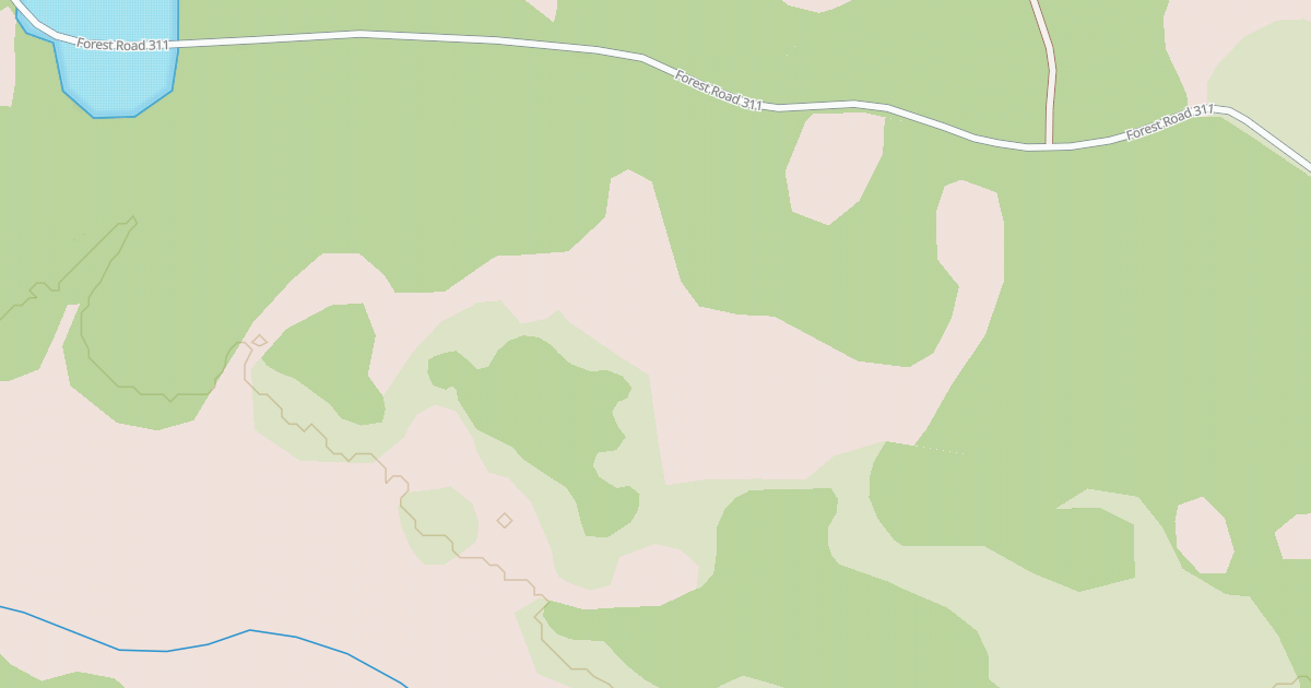 Map preview of USFS National Forest System Roads {B7E274A4-F078-4A7E-877D-74F24908F546}
