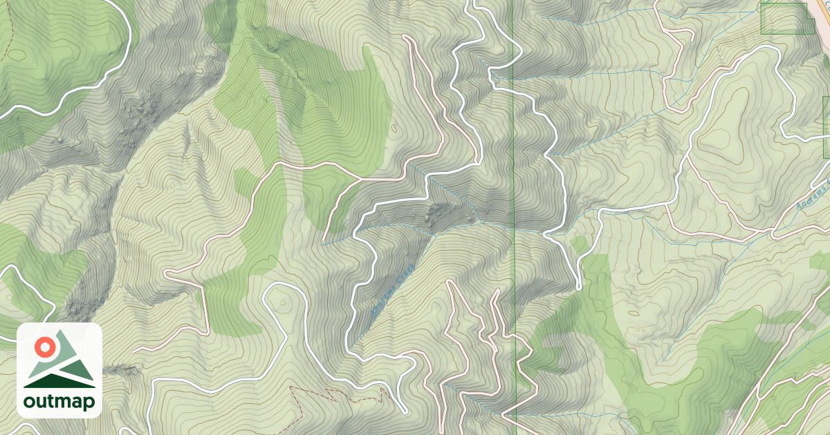 Map of (FDR) ANDREWS CREEK
