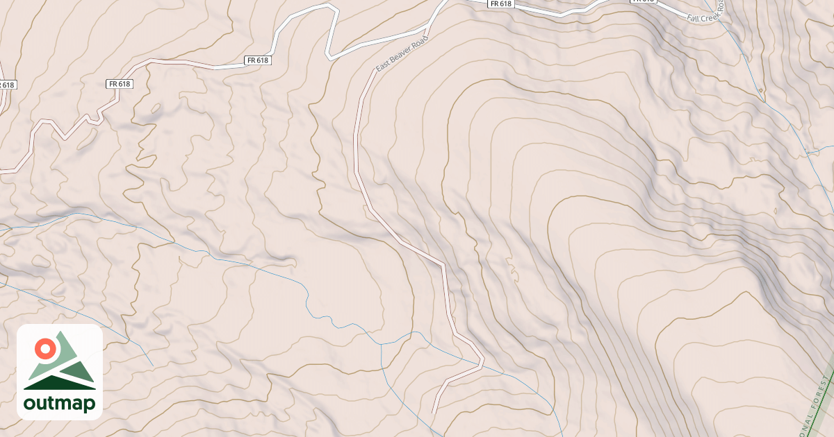 Map of E. BEAVER