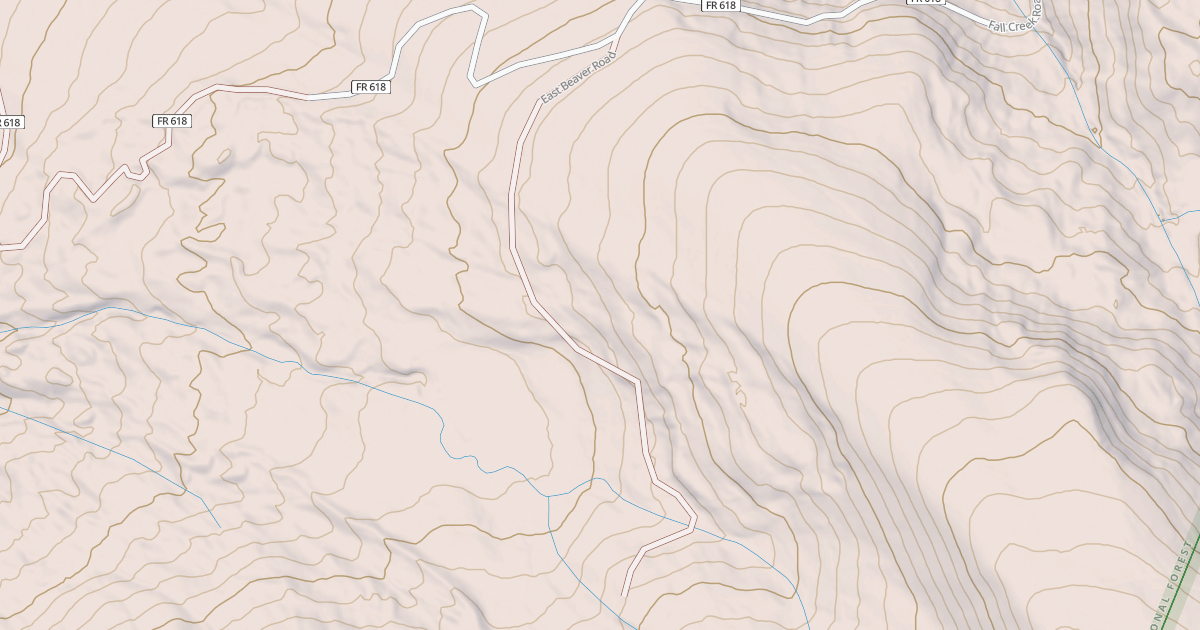 Map preview of E. BEAVER