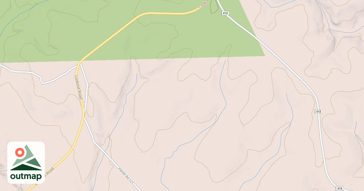 Map of USFS Motor Vehicle Use Map Roads {702797F8-994B-459B-BFFC-3EC0C80EF8D8}