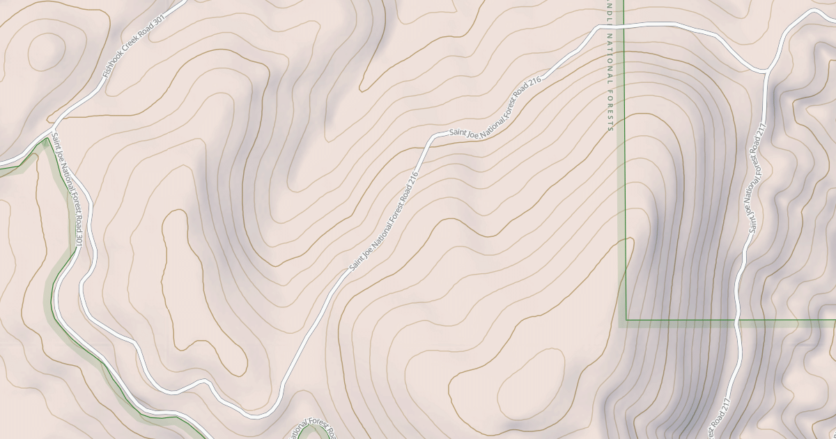 Map preview of HOMESTEAD CREEK