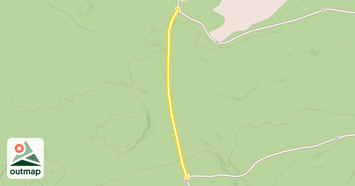 Map of Back Road