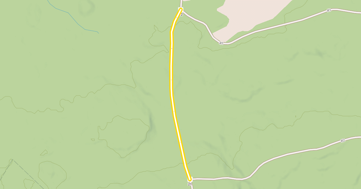 Map preview of Back Road