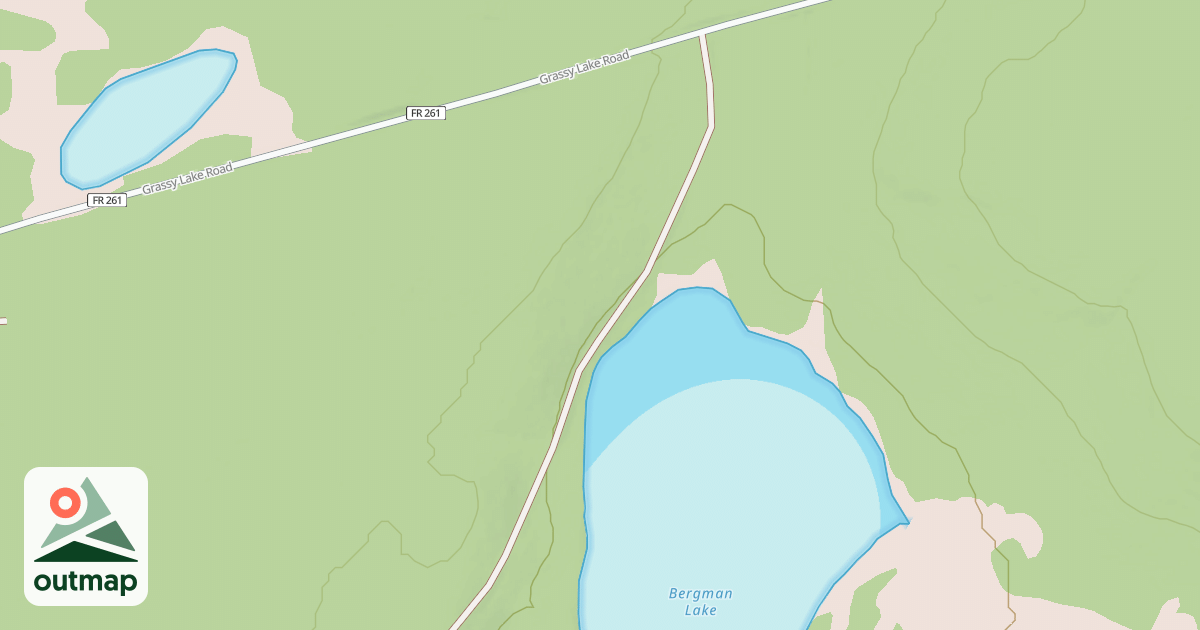 Map of BERGMAN RESERVOIR
