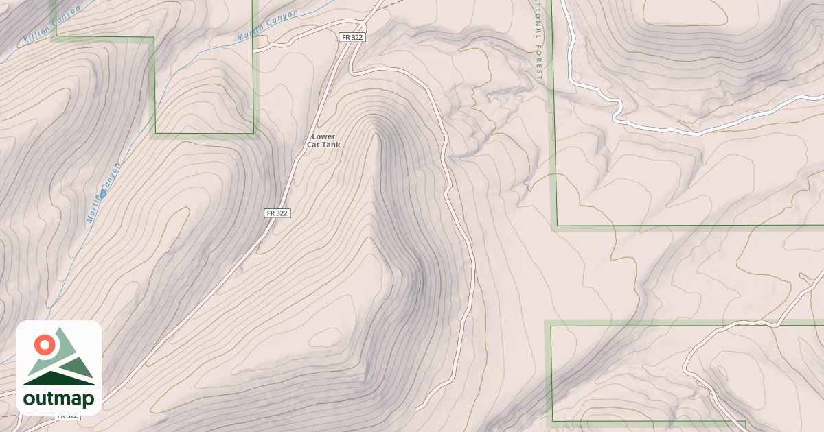 Map of 4014 S