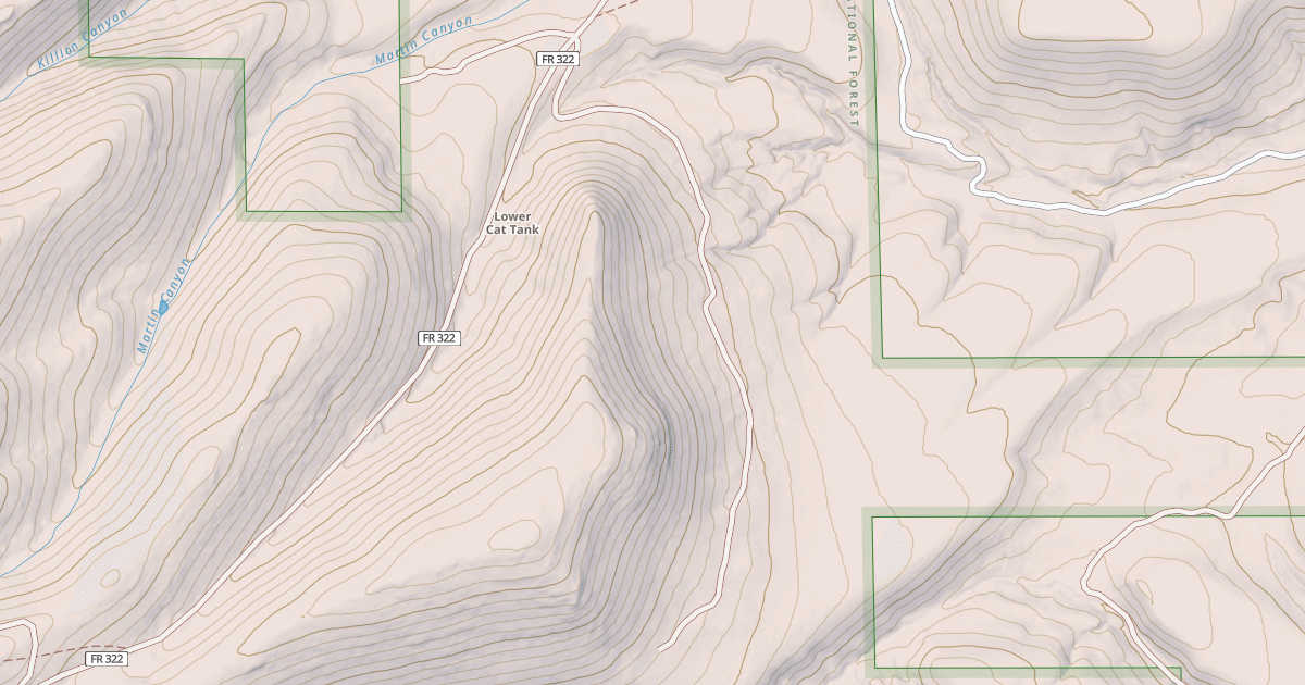 Map preview of 4014 S