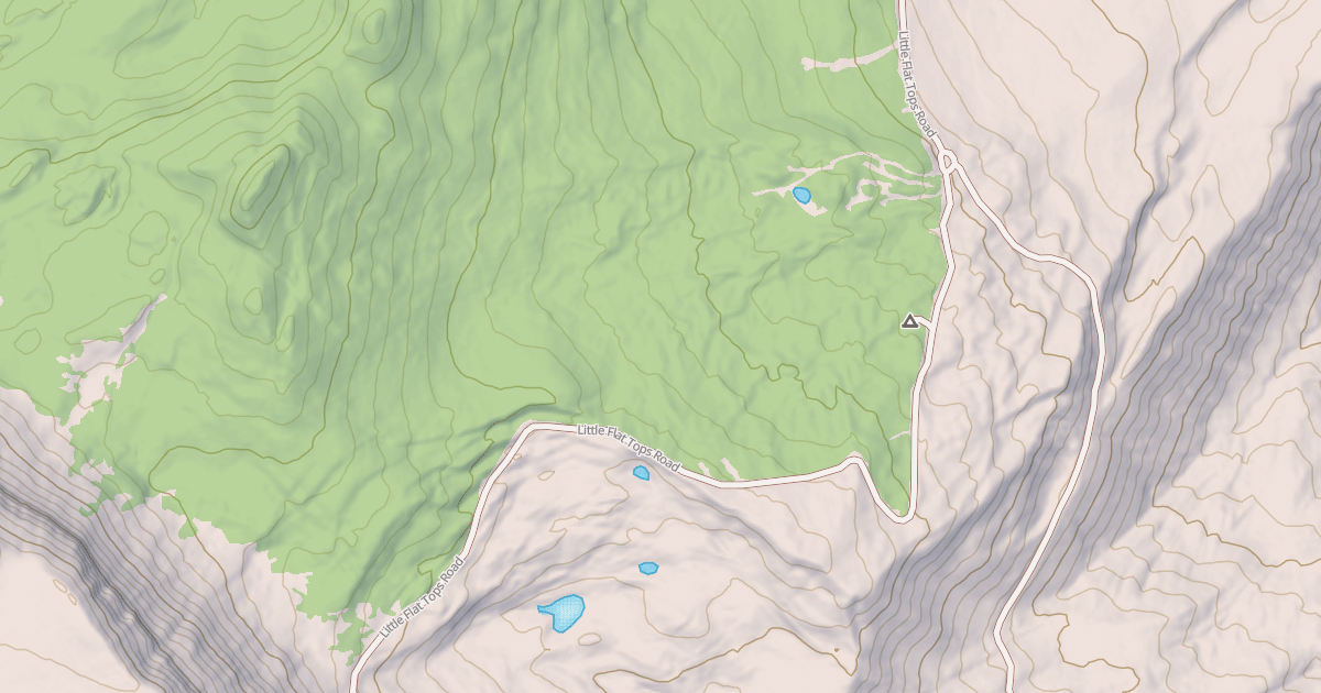 Map preview of LITTLE FLAT TOPS