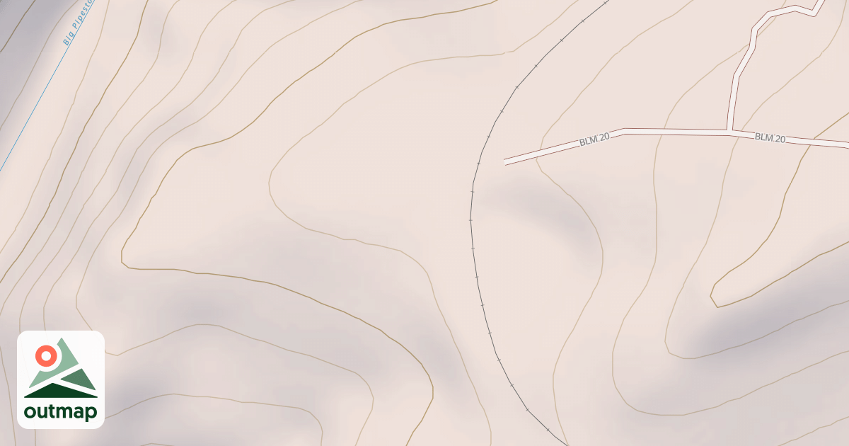 Map of Pipestone Exit Trail