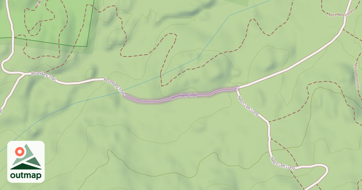 Map of Boundary Trail