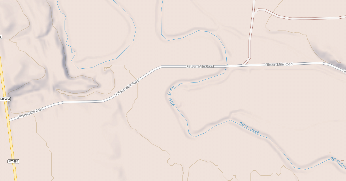 Map preview of FIFTEEN MILE