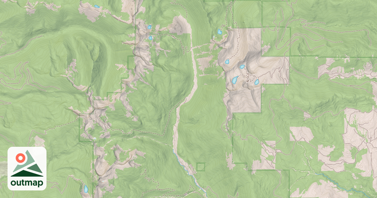 Map of PACK RIVER