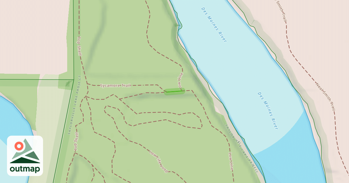 Map of Sycamore Trail