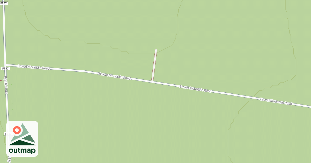 Map of Brown Mountain Snomo
