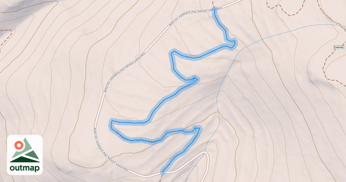 Map of Strawberry Valley 04W48