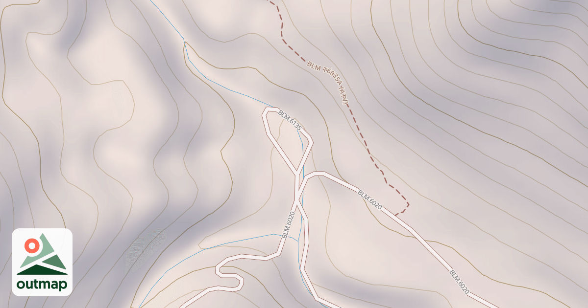 Map of BLM National GTLF Public Motorized Roads f66becf1-d857-4d51-877b-47f6f15da813