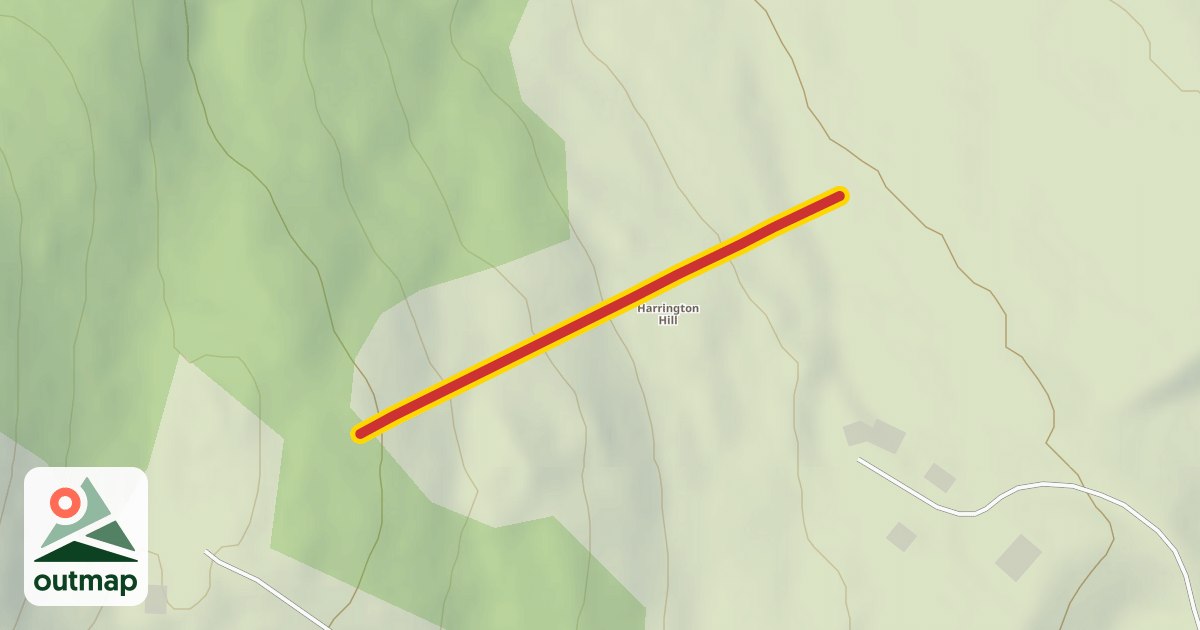 Map of Harrington Hill Rope Tow