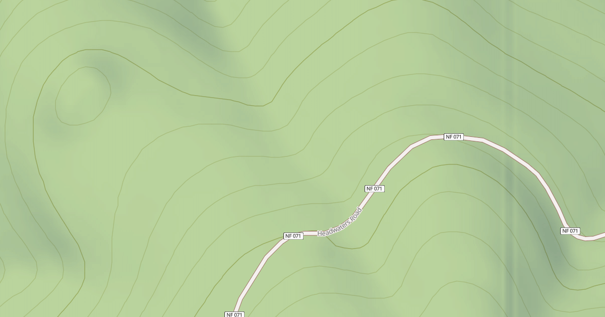 Map preview of HEAD WATERS-F SPUR