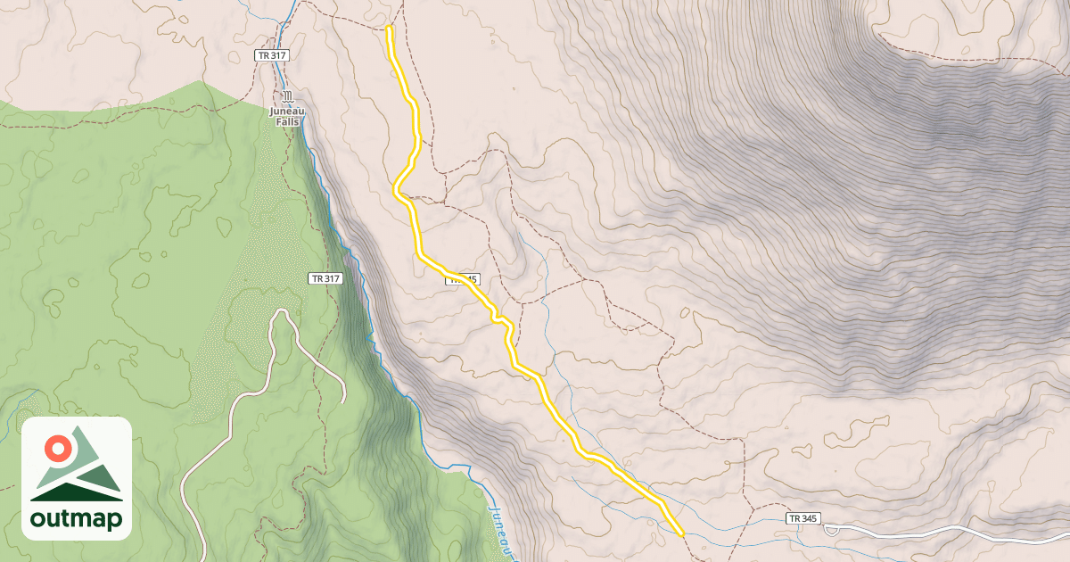 Map of Bean Creek Trail