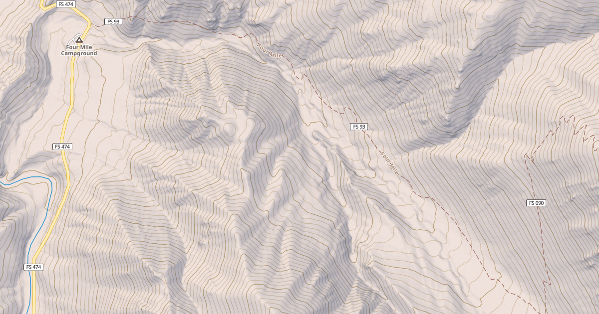 Map preview of FOUR MILE