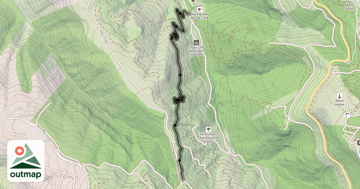 Map of Double Overhead Cam MTB Track