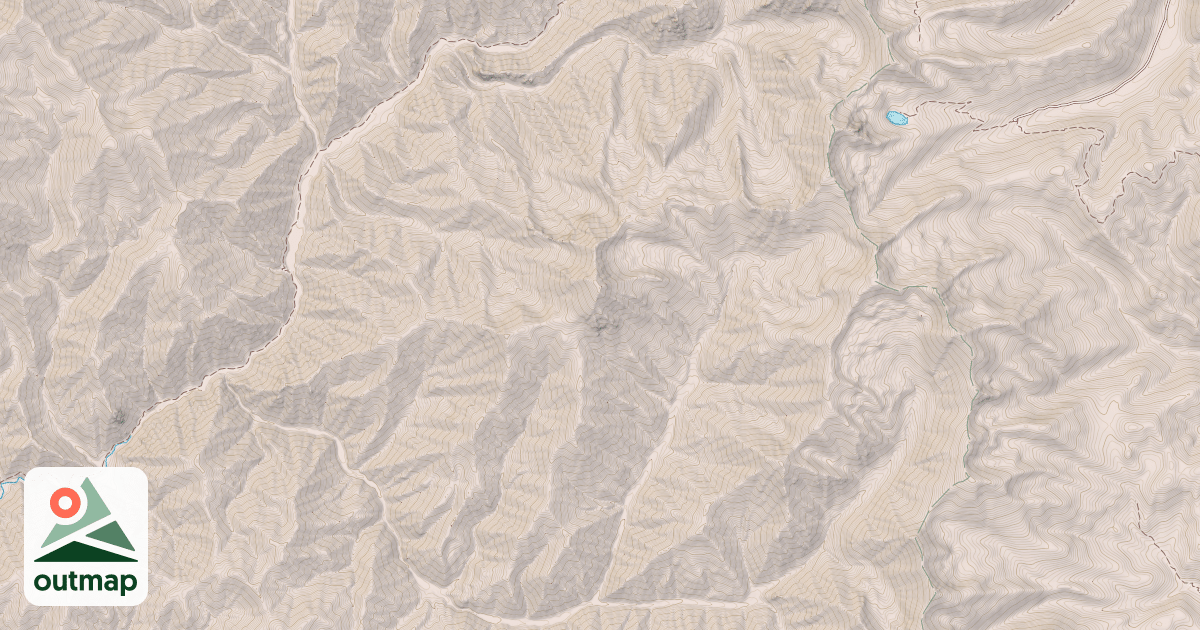 Map of BLUFF CREEK/WEST FORK BIG PEAK