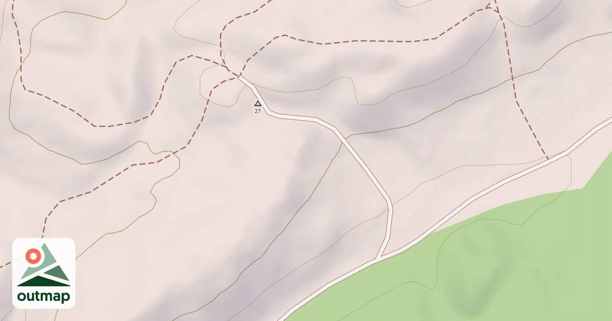 Map of DISPERSED CAMP SPUR