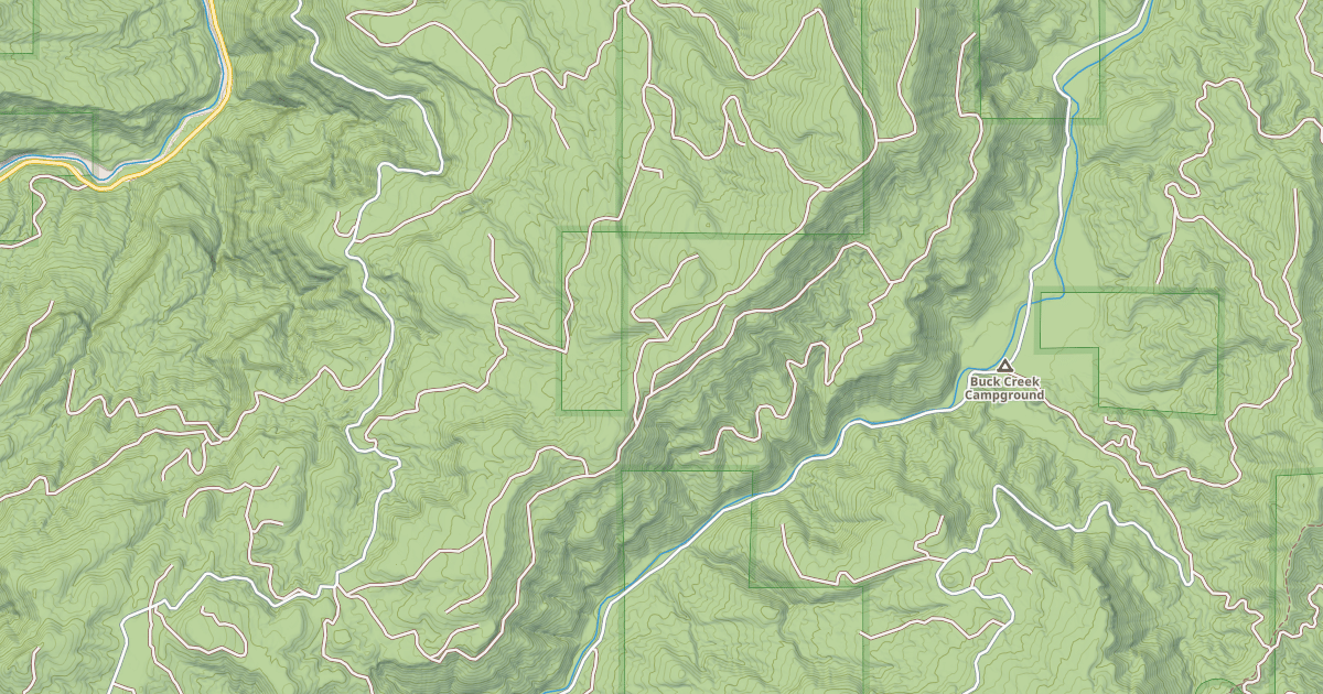 Map preview of HILLIS CREEK