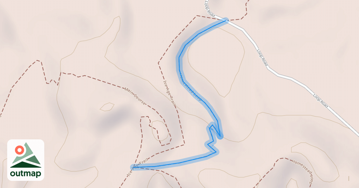 Map of Homestead Loop