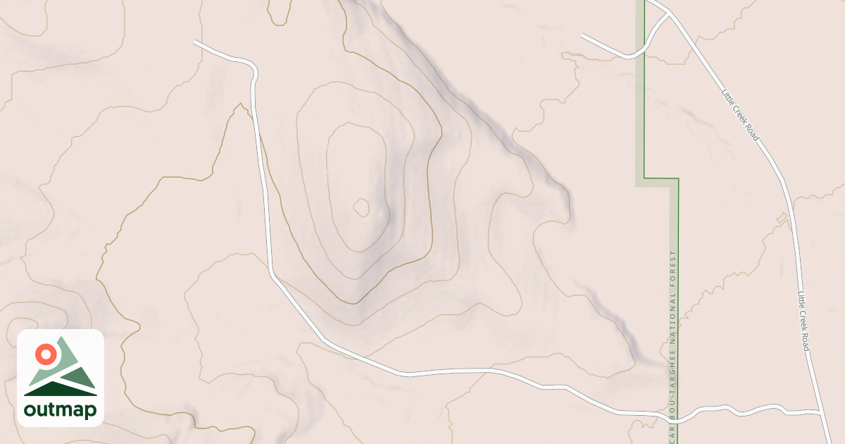 Map of SAW CREEK