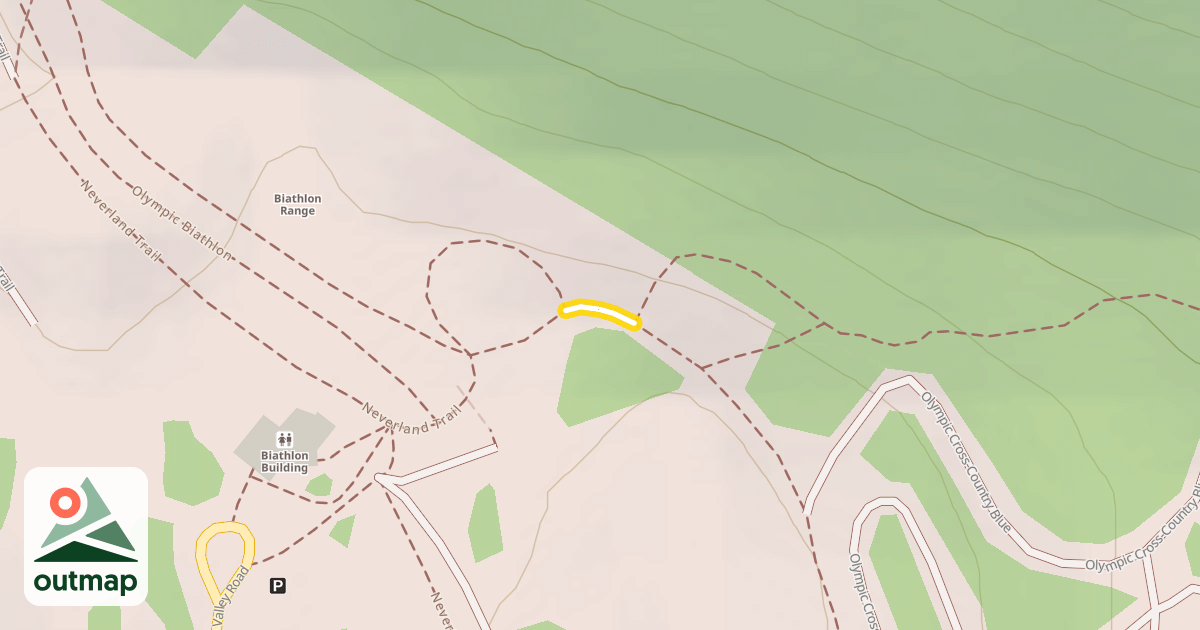 Map of Neverland Trail