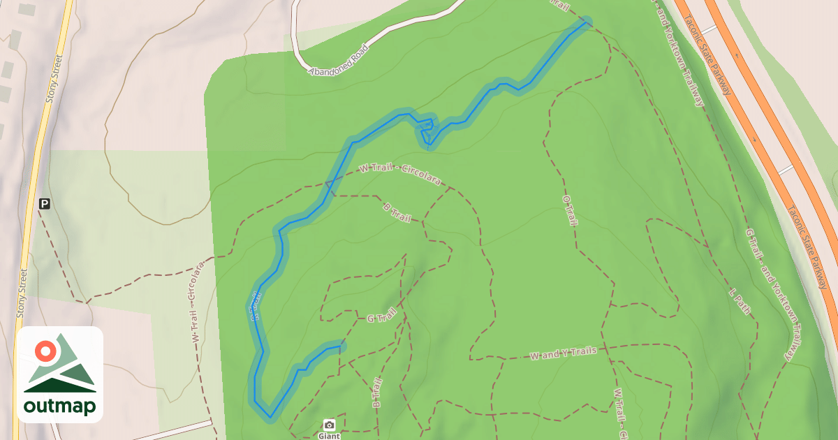 Map of R Trail