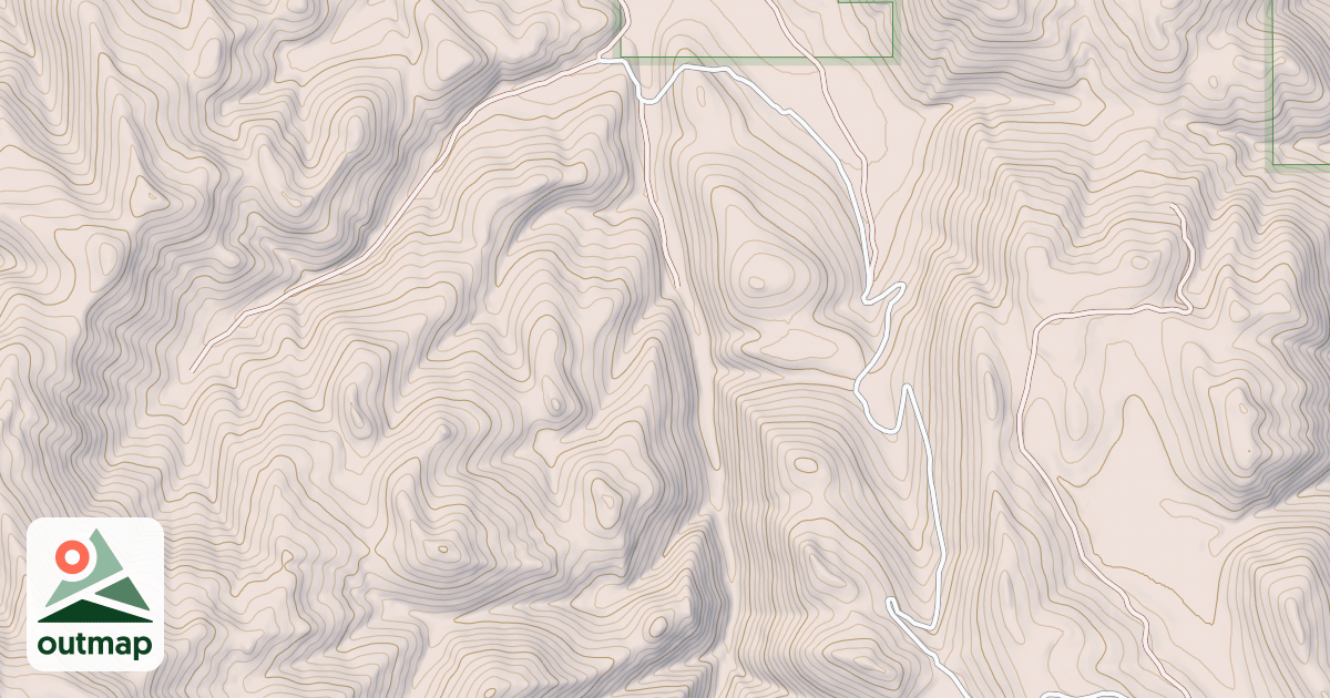 Map of DRY FORK