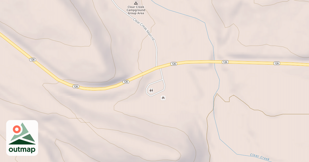 Map of CLEAR CREEK PARKING