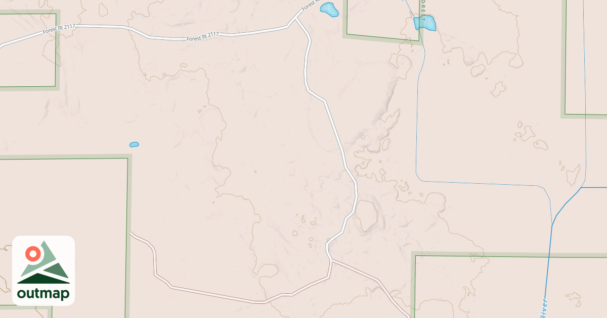 Map of LITTLE SWIFT LAKE ROAD