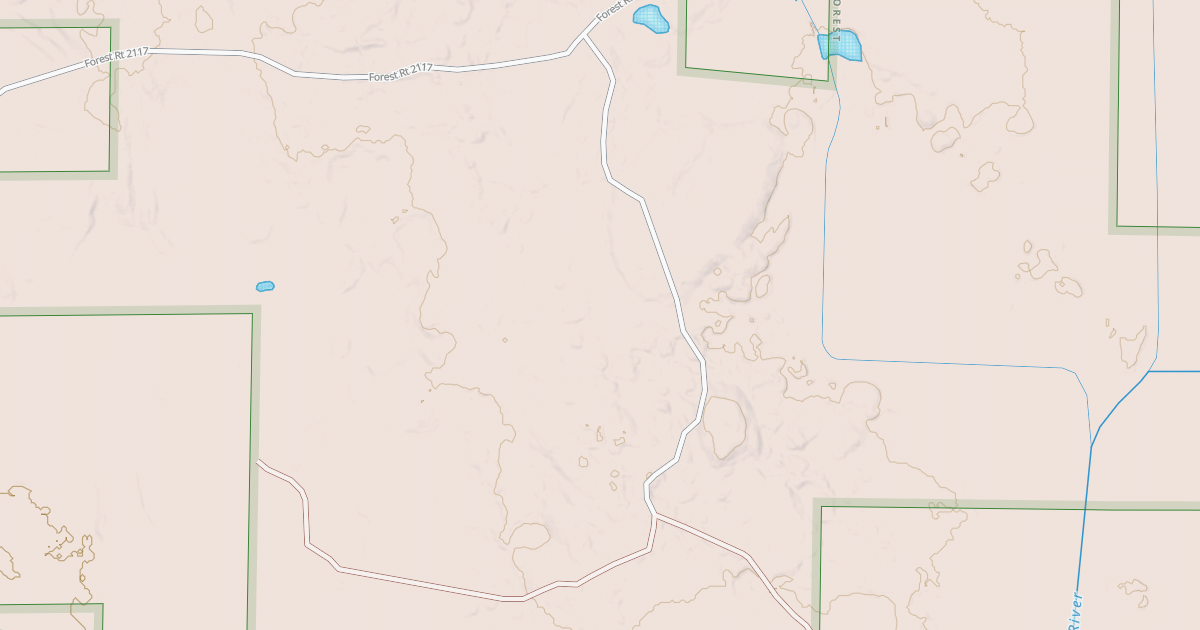 Map preview of LITTLE SWIFT LAKE ROAD