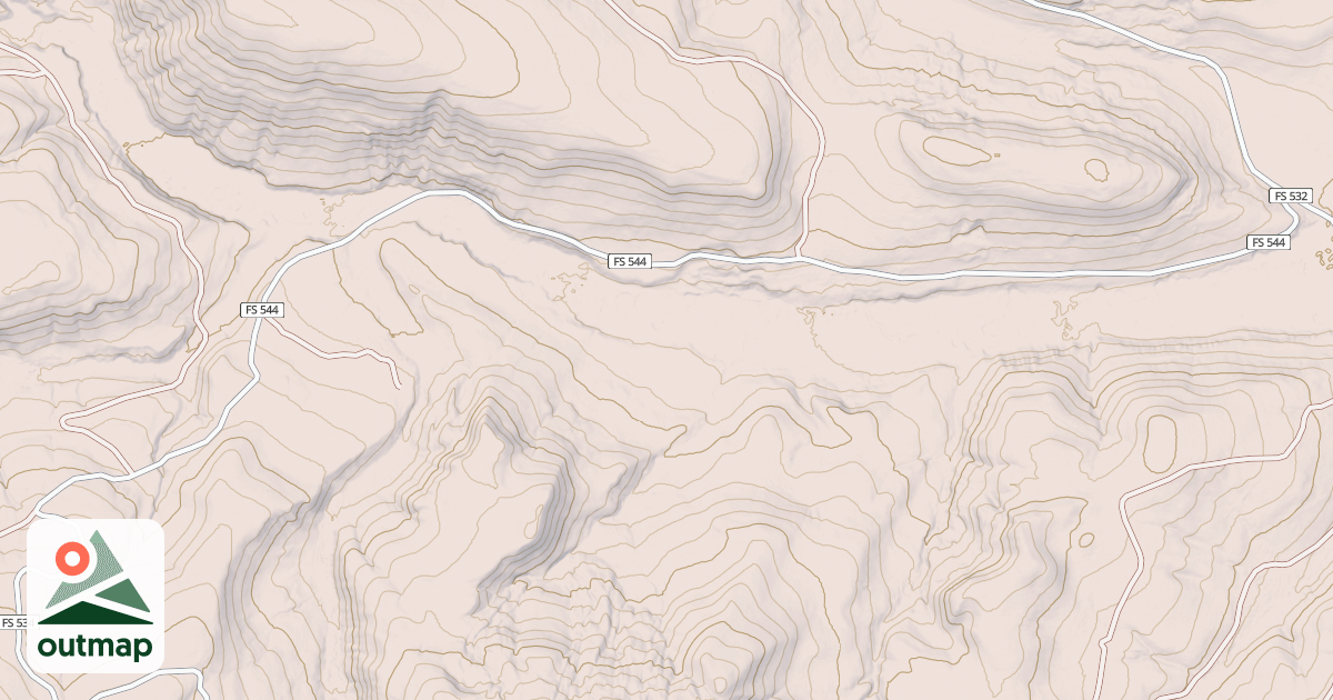Map of ENOS CREEK