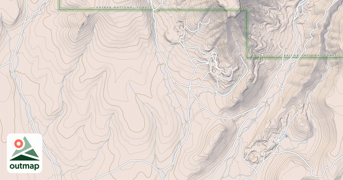 Map of BARNEY DRAW