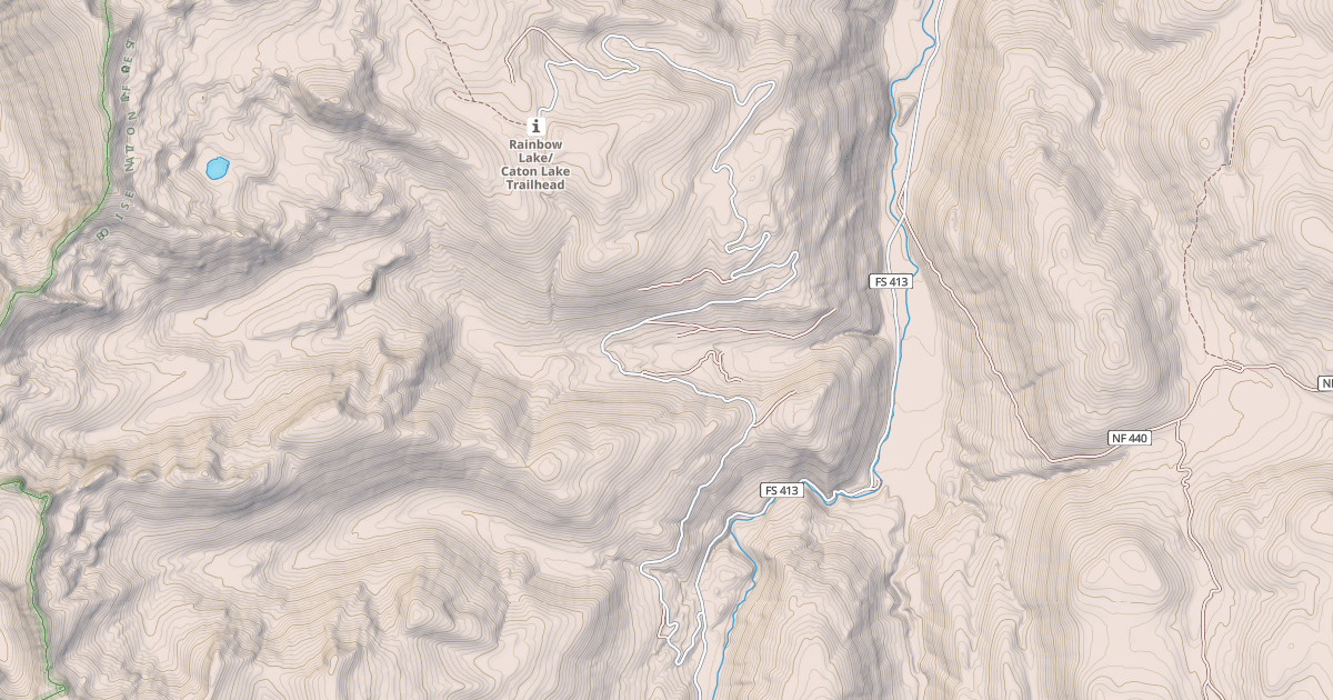 Map preview of DITCH CREEK