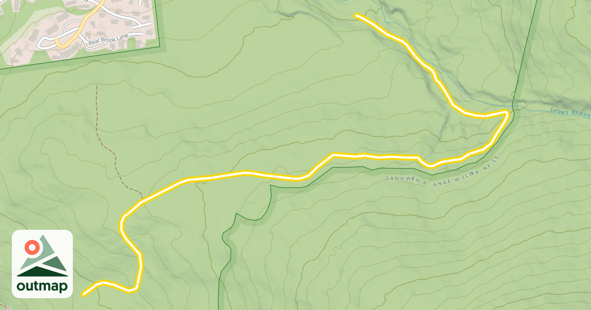 Map of 452 - Drakes Brook