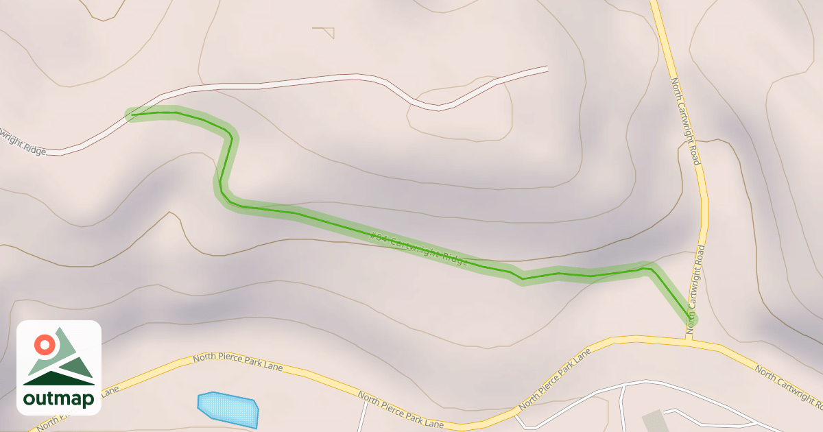 Map of #84 Cartwright Ridge