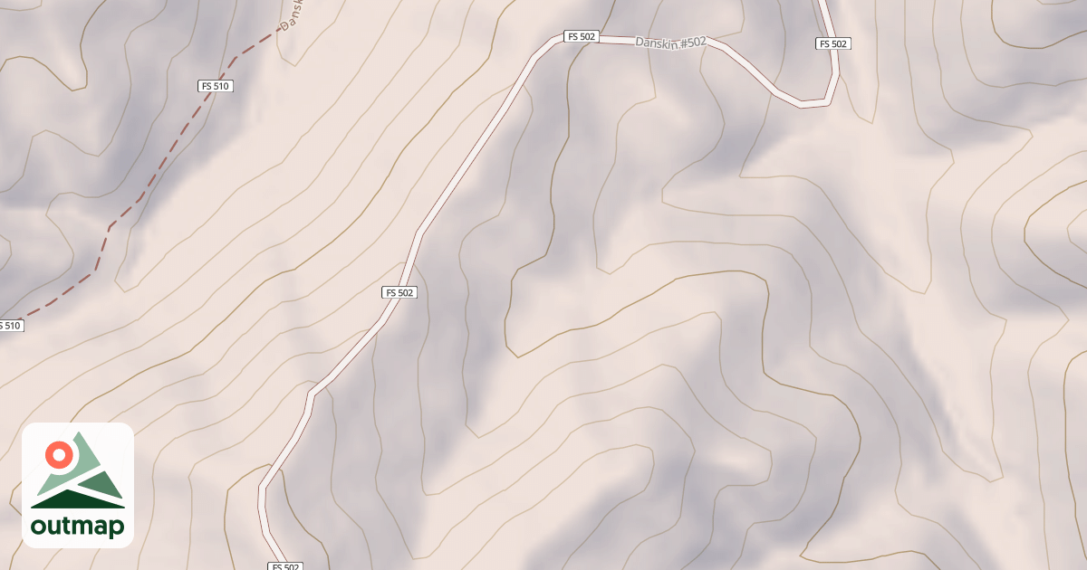Map of Danskin #502